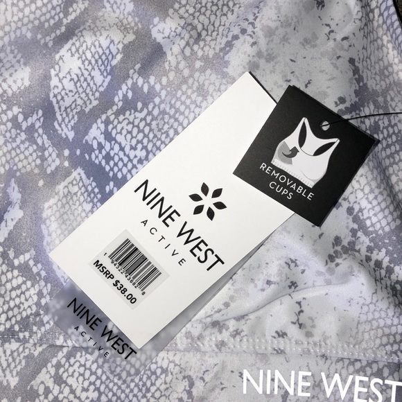 Nine West Snakeskin Sports Bra - Picture 3 of 3